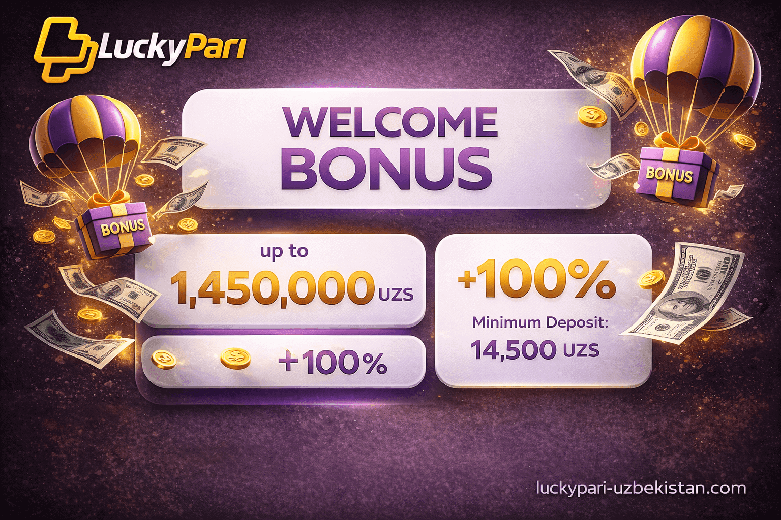 LuckyPari Bonus Banner